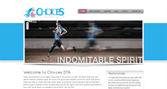 Desktop Screenshot of choicesdta.com